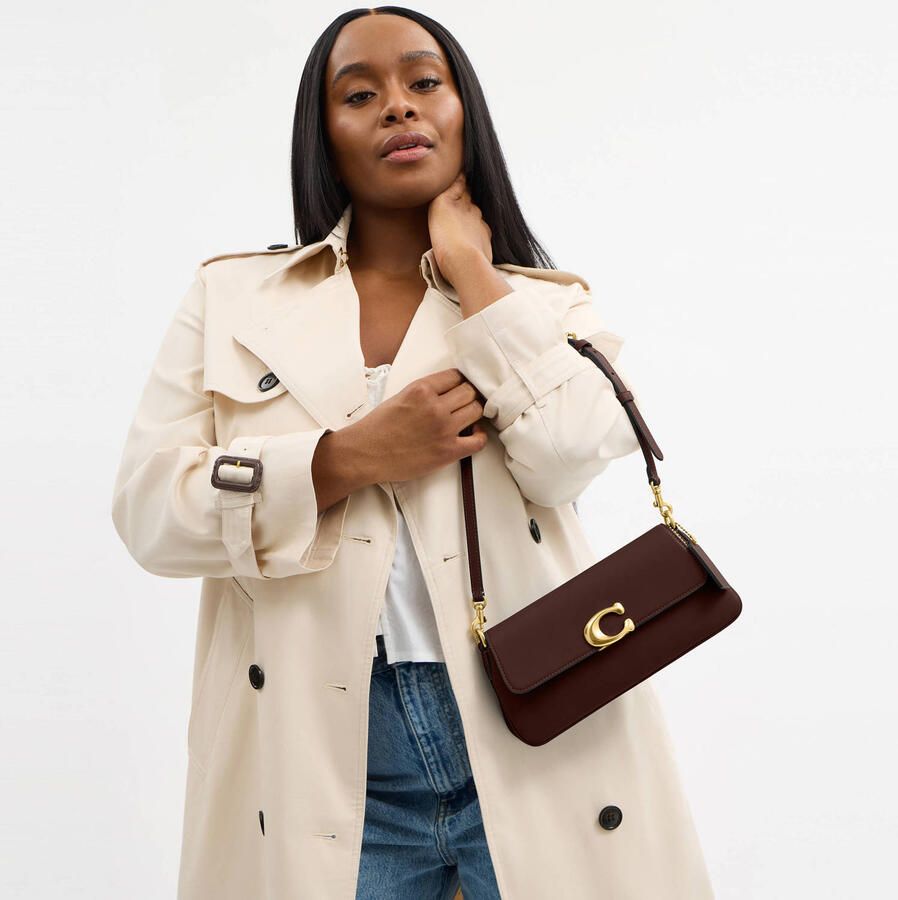 Coach Crossbody bags Refined Calf Leather Jet Shoulder Bag in bruin