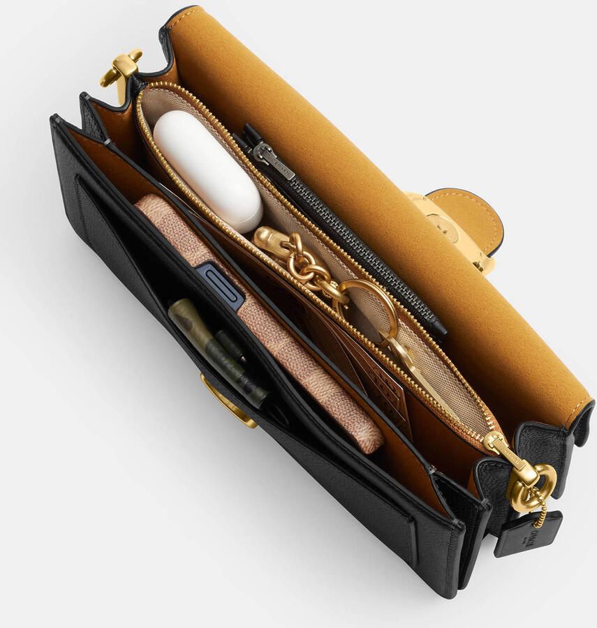 Coach Crossbody bags Polished Pebble Leather Tabby Shoulder Bag 26 Refr in zwart - Foto 2