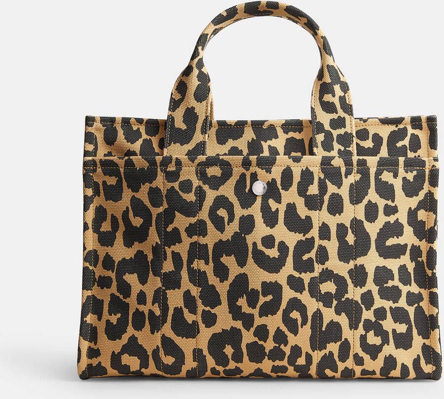 Coach Stijlvolle Animal Print Schoudertas Brown Dames - Foto 2