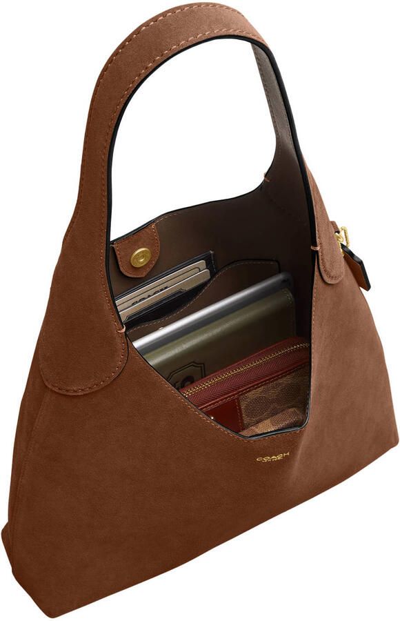 Coach Crossbody bags Suede Brooklyn Shoulder Bag 28 in bruin