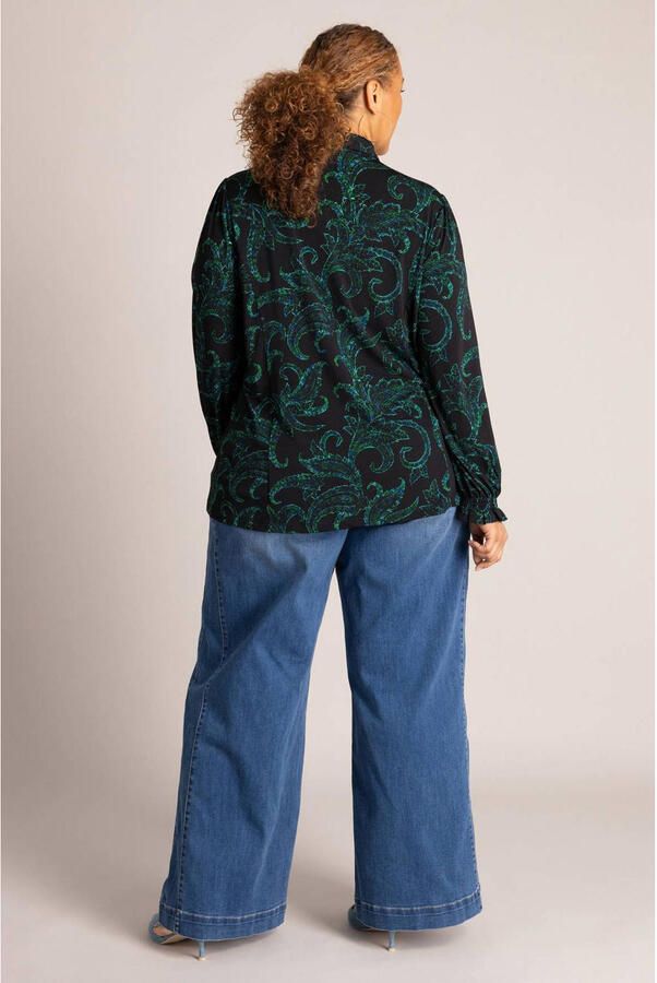 Colletta blouse Plus Size met print groen - Foto 2