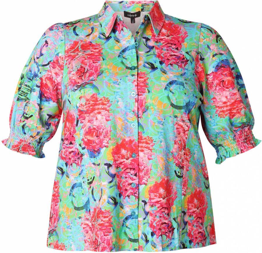Colletta gebloemde blouse multi - Foto 2