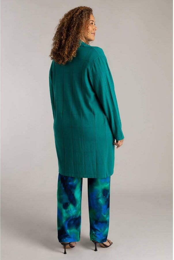 Colletta gebreid vest turquoise - Foto 2