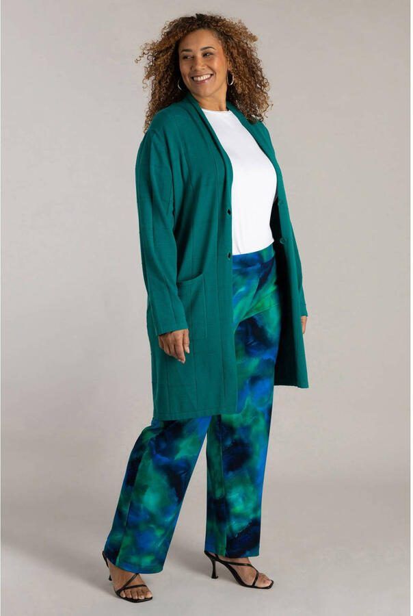Colletta gebreid vest turquoise - Foto 3