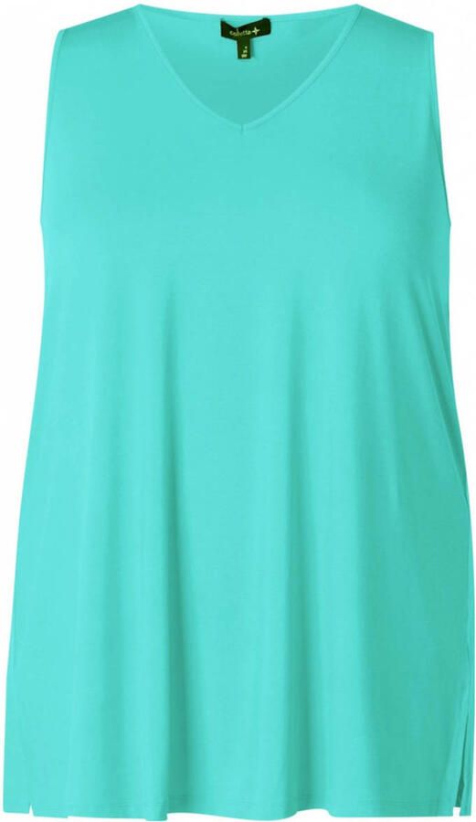 Colletta mouwloze top turquoise