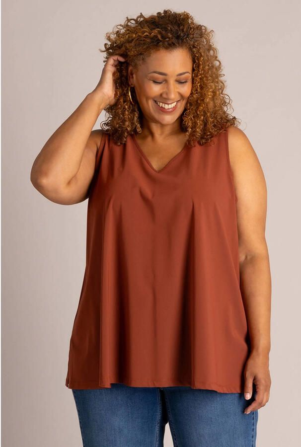 Colletta Plus Size top bruin