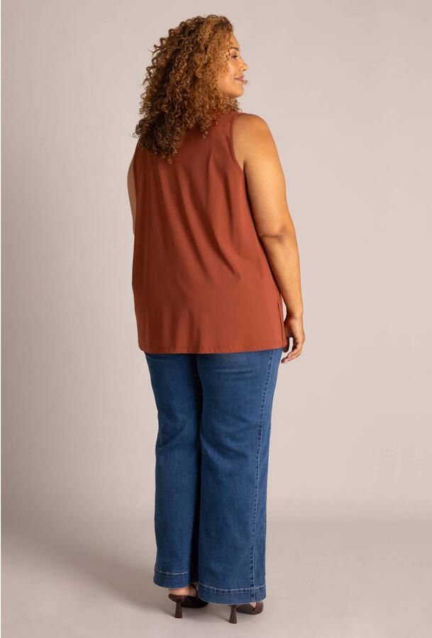 Colletta Plus Size top bruin - Foto 2