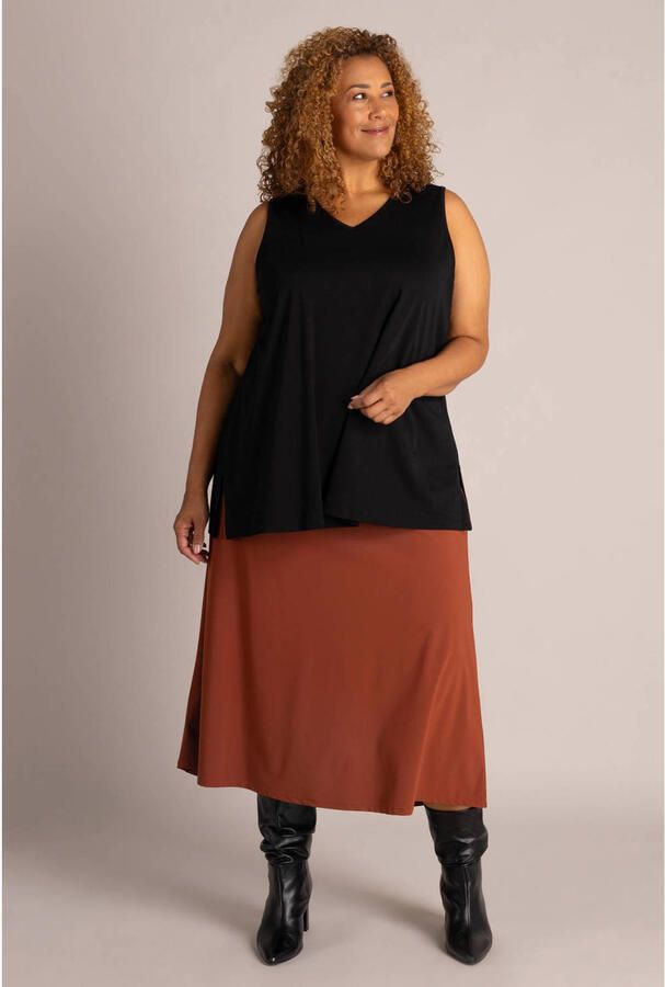 Colletta Plus Size top zwart - Foto 3