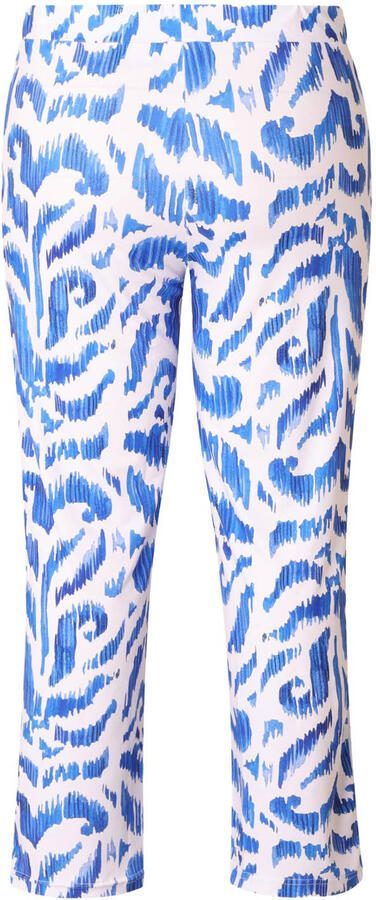 Colletta regular waist flared broek blauw - Foto 2
