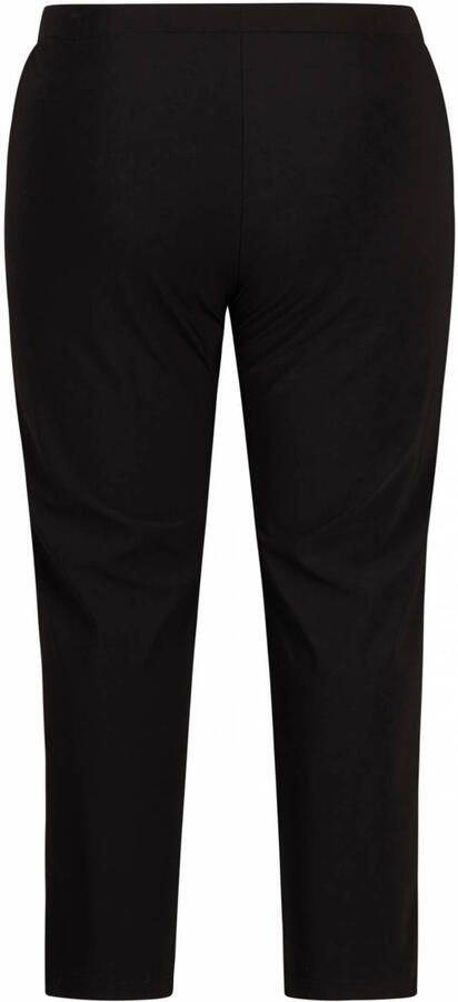 Colletta slim fit broek Plus Size zwart - Foto 2