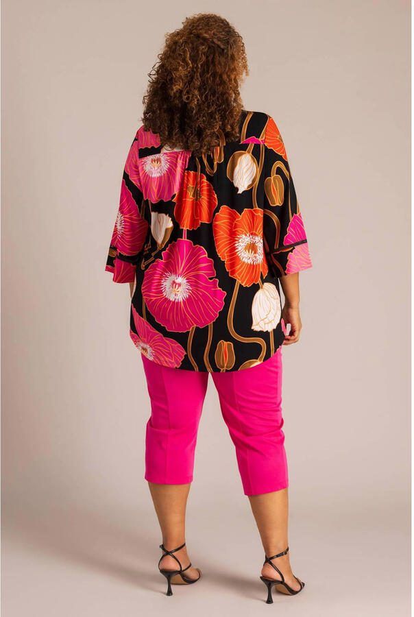 Colletta slim regular waist bermuda short roze - Foto 2