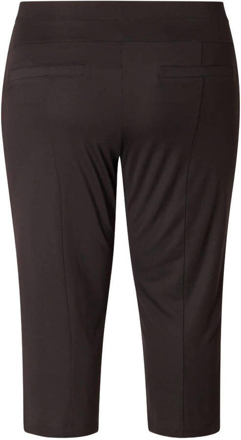 Colletta slim regular waist bermuda short zwart - Foto 3
