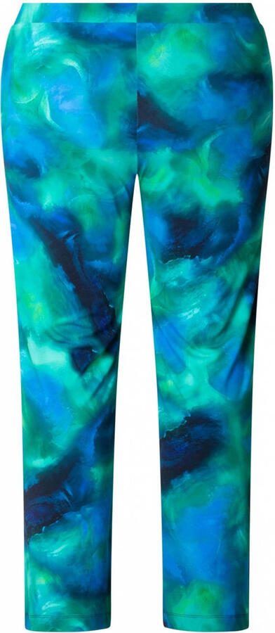 Colletta straight high waist casual broek blauw - Foto 3