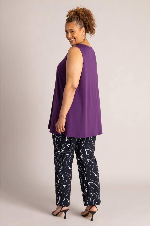 Colletta top Plus Size paars - Foto 2