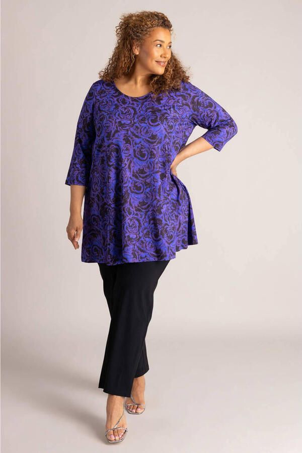 Colletta tuniek met print Plus Size paars - Foto 3