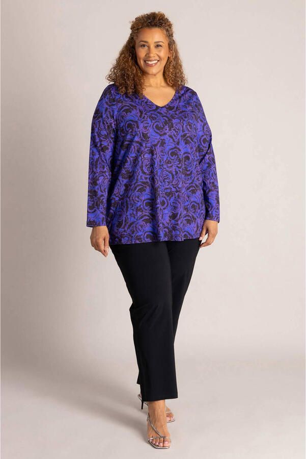 Colletta tuniek Plus Size met print paars - Foto 2