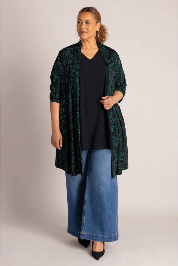 Colletta vest met print groen - Foto 3