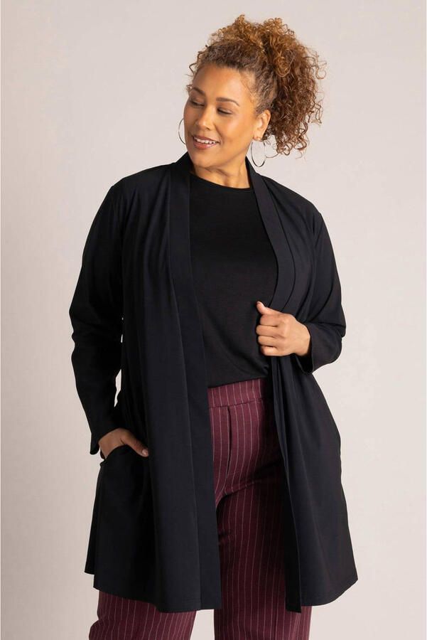 Colletta vest Plus Size zwart