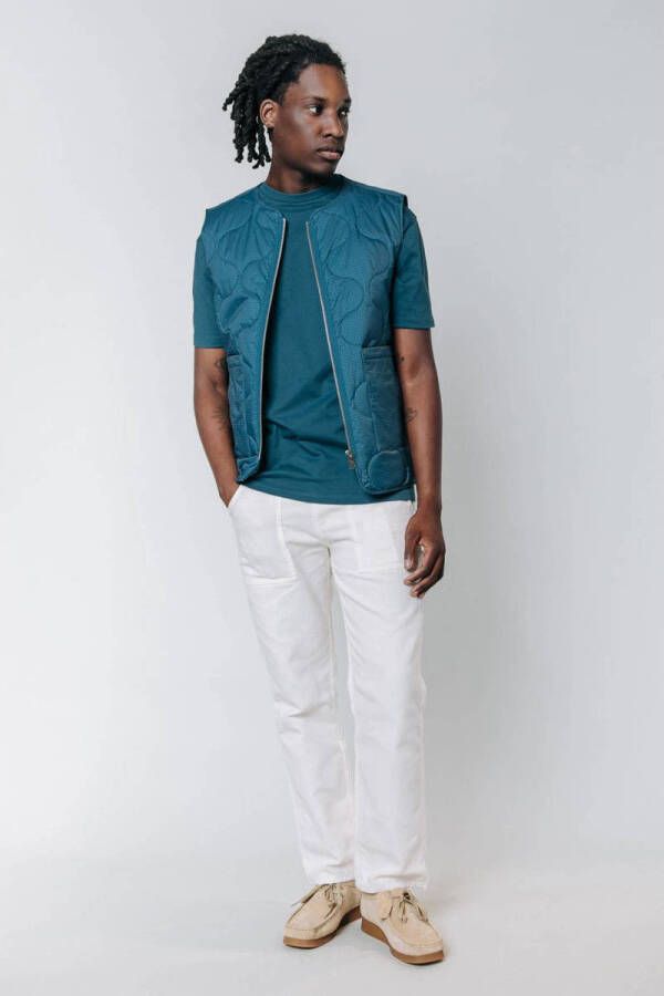 Colourful Rebel bodywarmer Beni dark turquoise