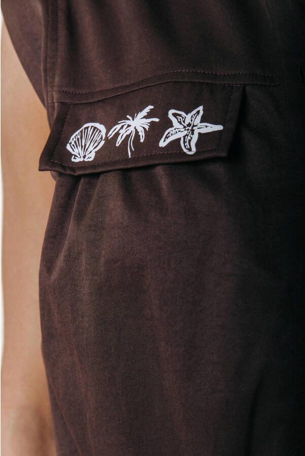 Colourful Rebel cropped top bruin - Foto 2