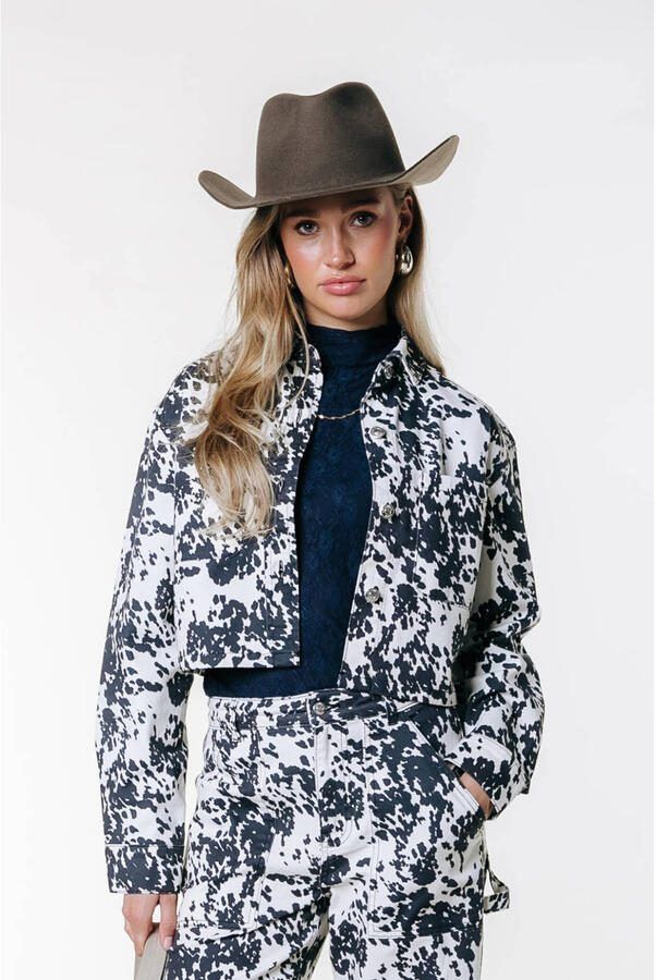 Colourful Rebel denim spijkerjas wit