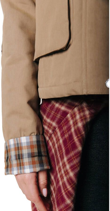 Colourful Rebel corduroy jas met patches camel - Foto 3