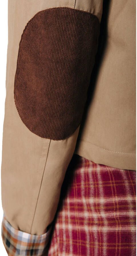 Colourful Rebel corduroy jas met patches camel - Foto 2