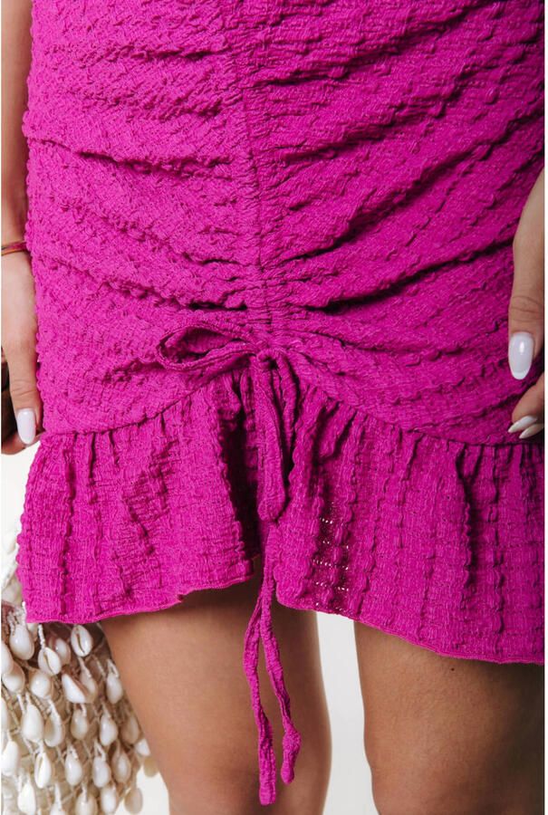 Colourful Rebel mini jurk roze - Foto 2