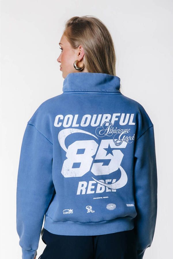 Colourful Rebel pullover blauw - Foto 2