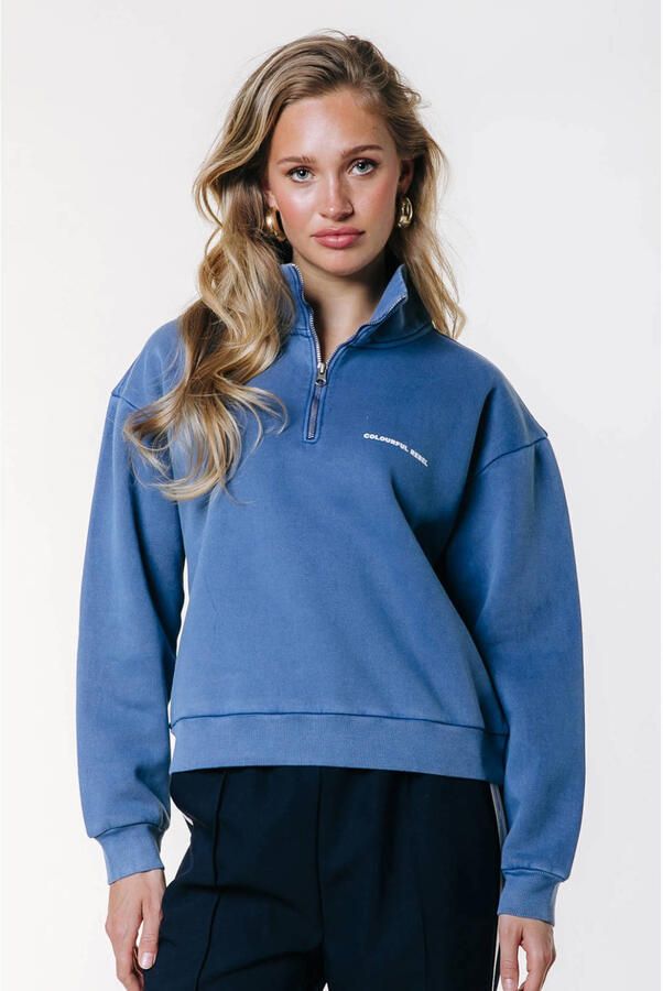 Colourful Rebel pullover blauw