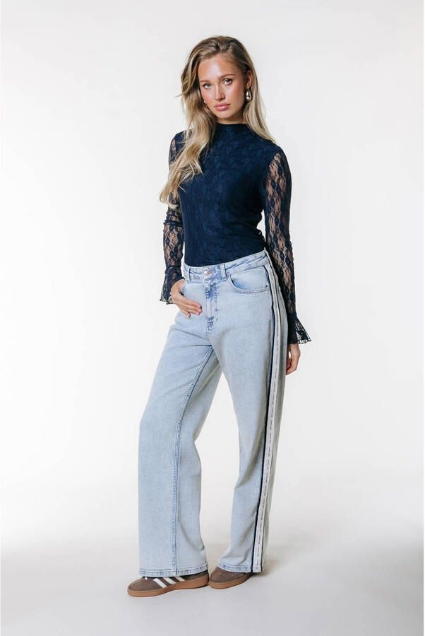 Colourful Rebel straight leg jeans light blue denim - Foto 2