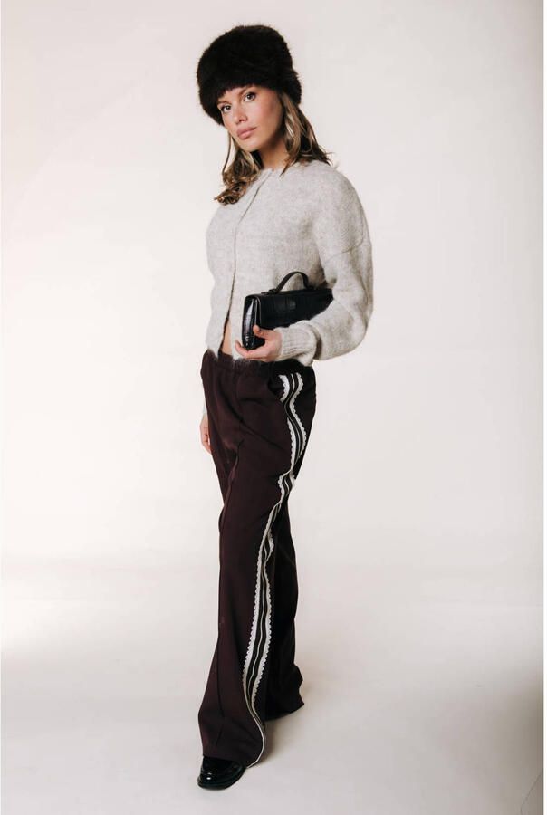 Colourful Rebel straight leg joggingbroek bruin