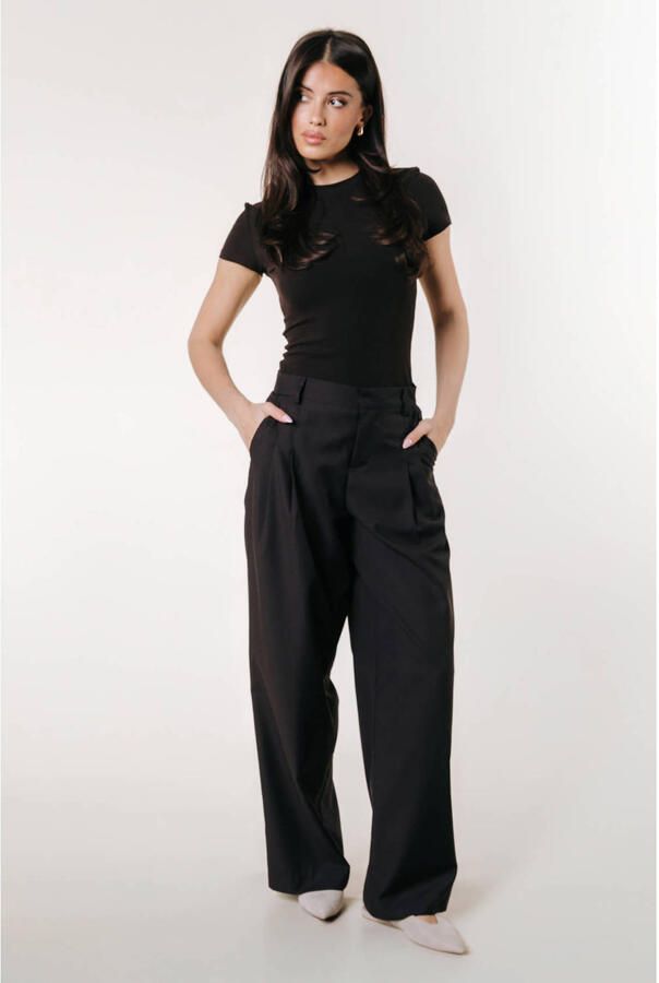 Colourful Rebel straight leg joggingbroek donkerbruin