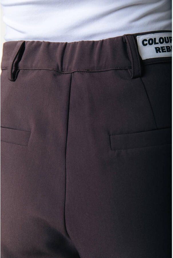 Colourful Rebel straight leg pantalon bruin - Foto 2