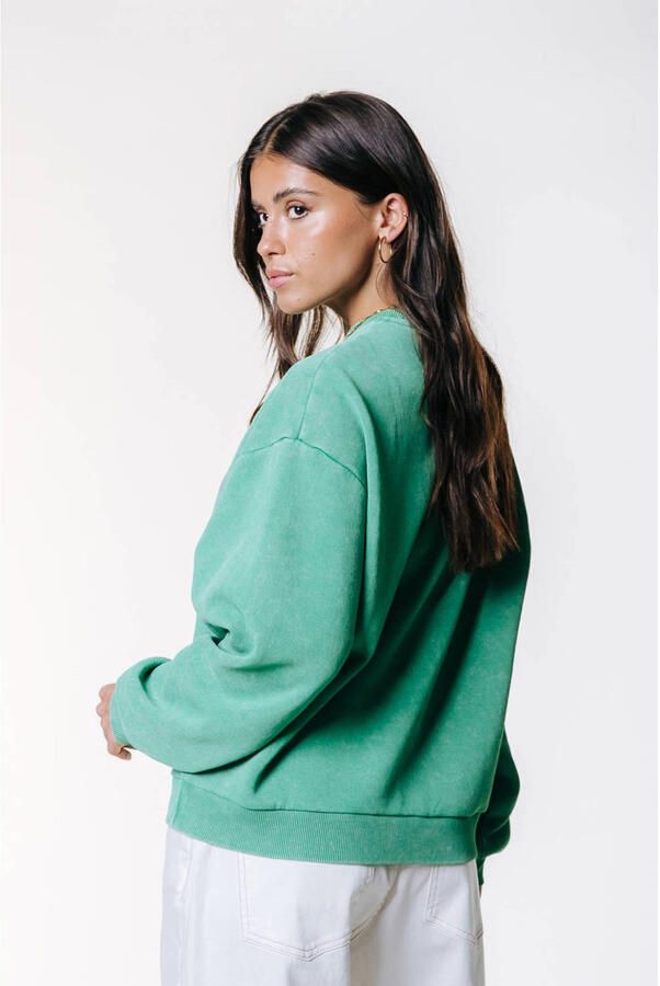 Colourful Rebel sweater groen - Foto 2