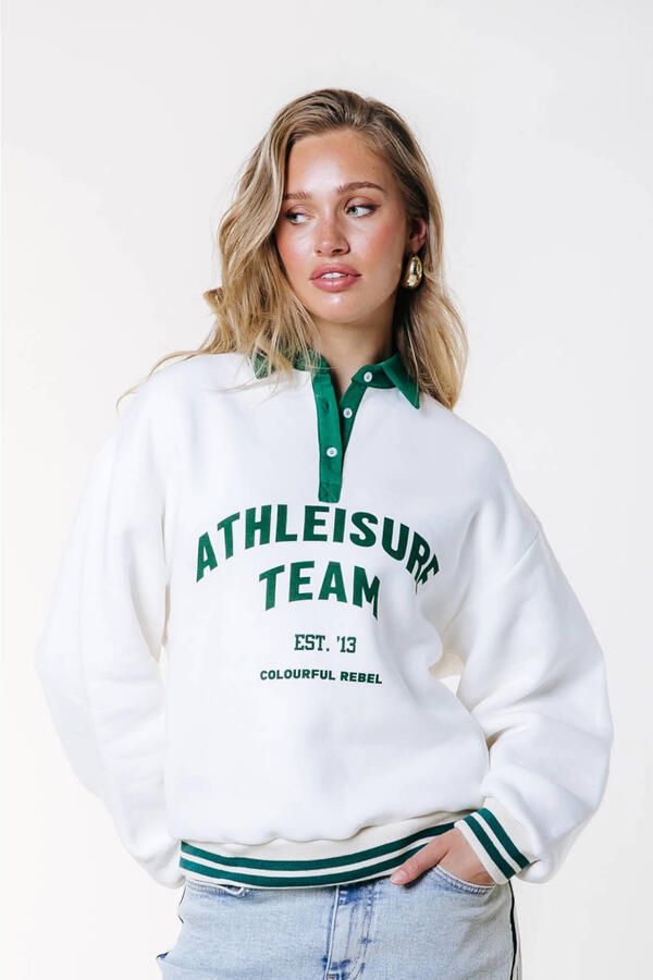 Colourful Rebel sweater groen
