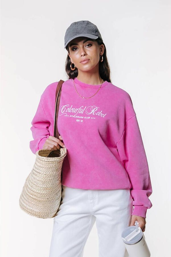 Colourful Rebel sweater roze - Foto 2