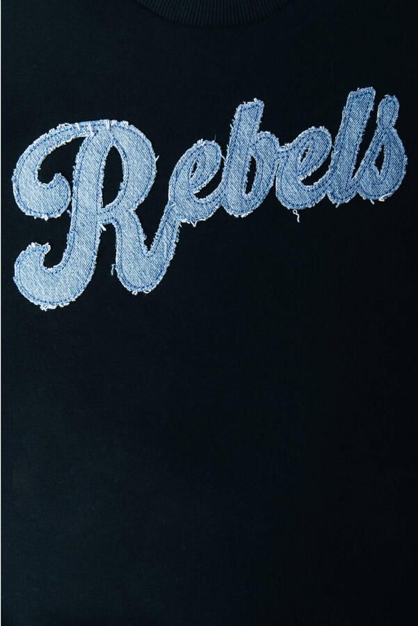 Colourful Rebel sweater zwart met glitter - Foto 2