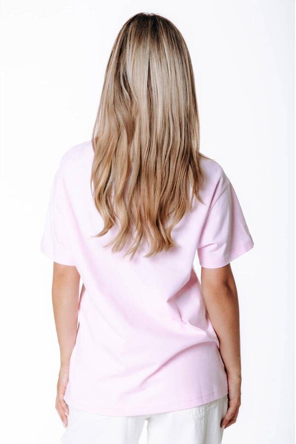 Colourful Rebel T-shirt met print lichtroze - Foto 3