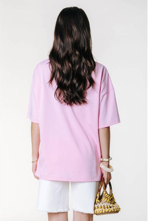Colourful Rebel T-shirt roze - Foto 2