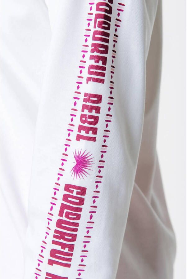 Colourful Rebel T-shirt wit - Foto 3