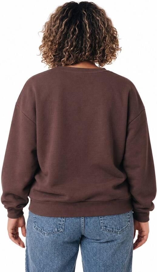Colourful Rebel Curve Plus Size sweater met print donkerbruin - Foto 3
