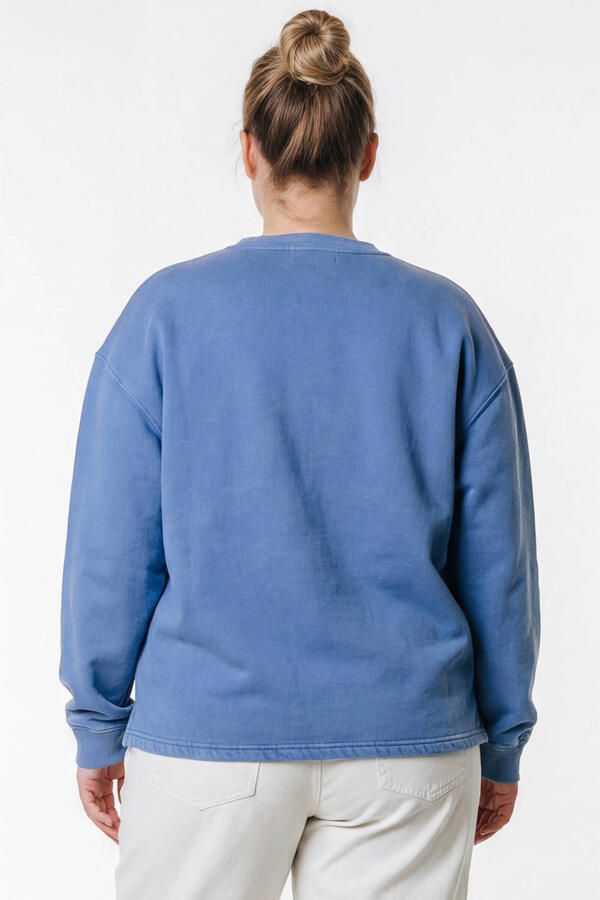 Colourful Rebel Curve sweater blauw - Foto 3