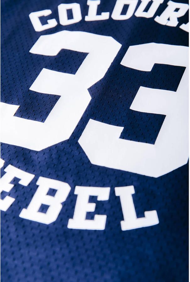 Colourful Rebel Curve T-shirt blauw - Foto 2