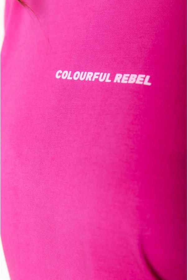 Colourful Rebel Curve T-shirt roze - Foto 2