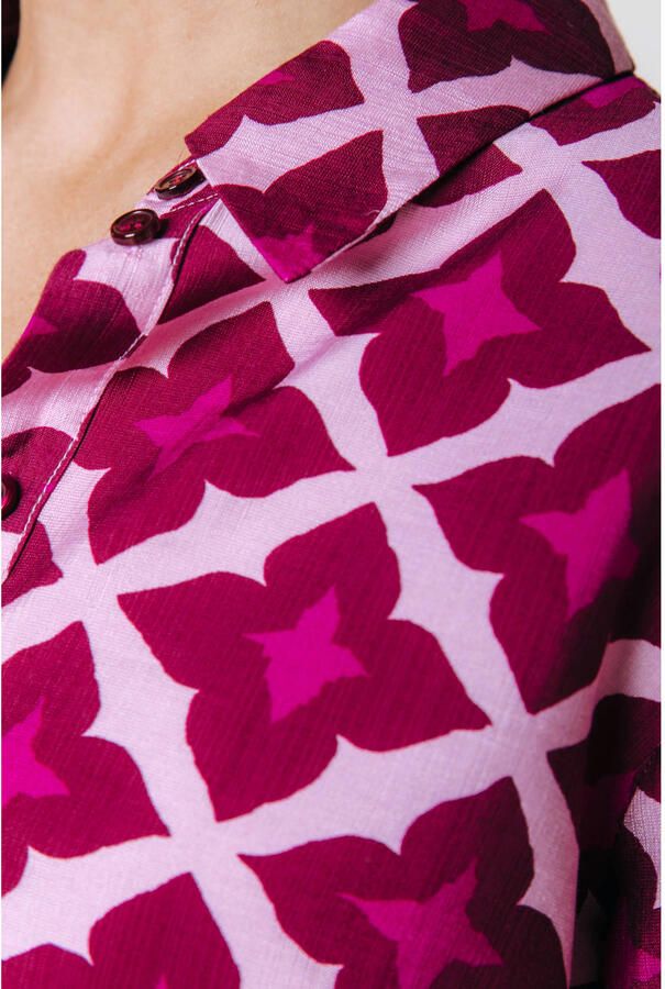 Colourful Rebel blouse roze - Foto 2