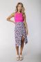 COLOURFUL REBEL Dames Rokken Dinah Scattered Flower Midi Drawcord Skirt Paars - Thumbnail 2