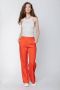 Colourful Rebel high waist straight fit pantalon Rus Pintuck oranje - Thumbnail 2