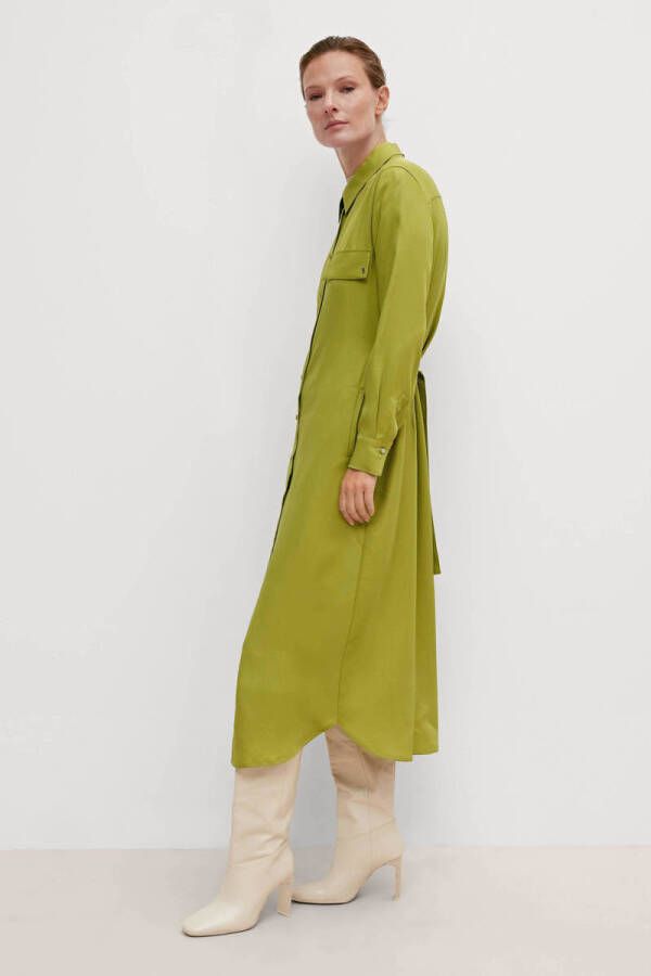 Comma Midi -jurken Groen Dames