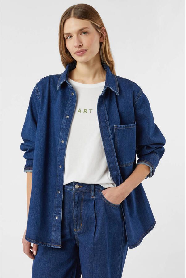 Comma casual identity denim blouse medium blue denim - Foto 2